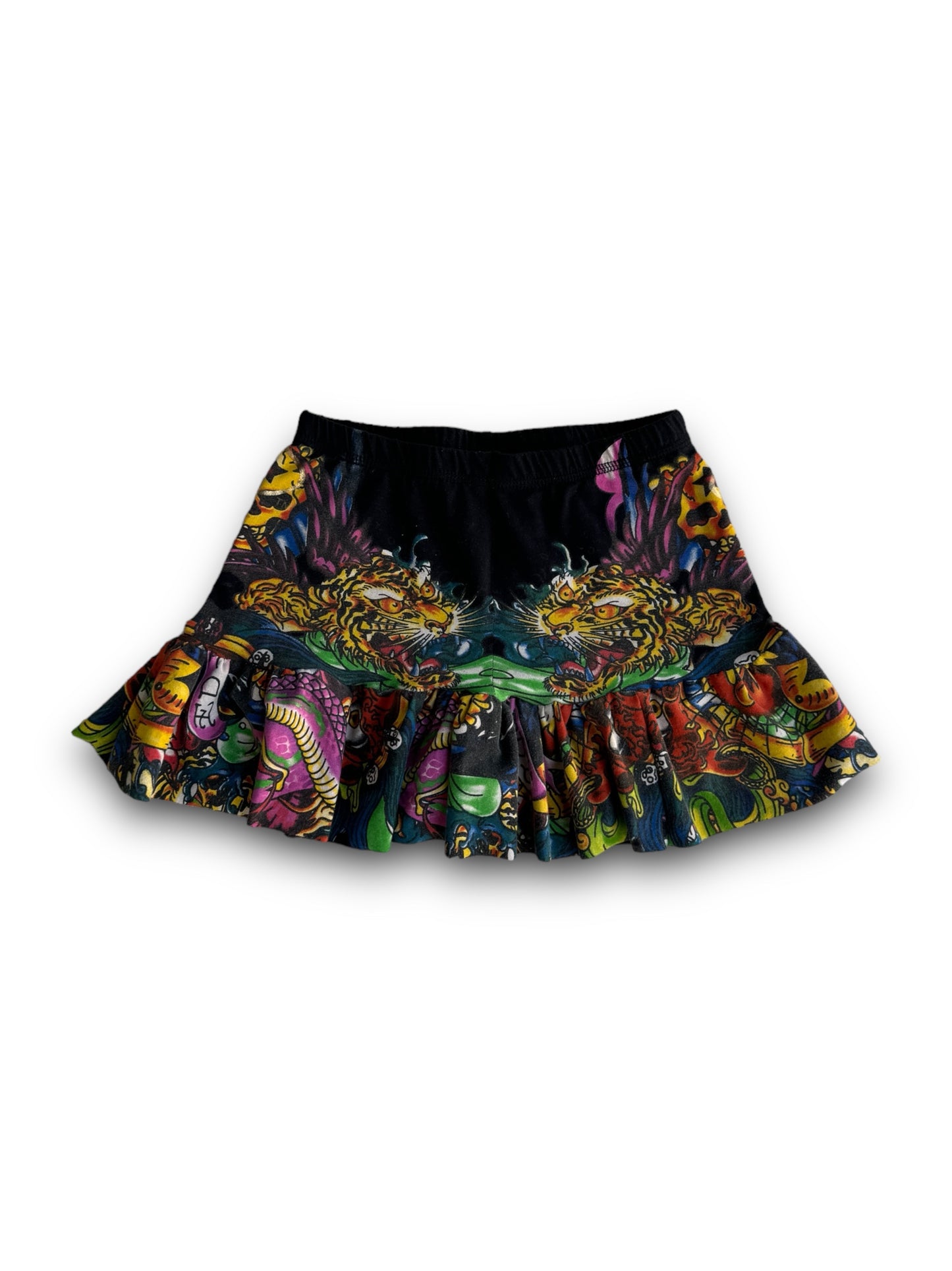 Ed Hardy Ruffled Mini Skirt